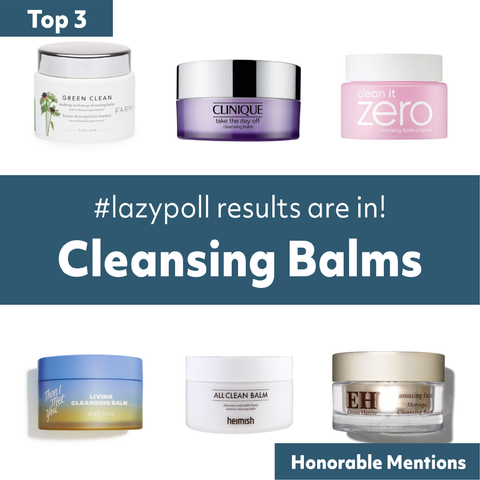 cleansing balm IG poll top favorites