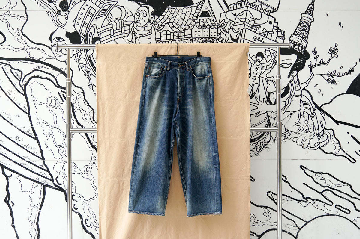 Yoko Sakamoto Denim 5P Pants - Selvedge Denim Fade Indigo – OKURA
