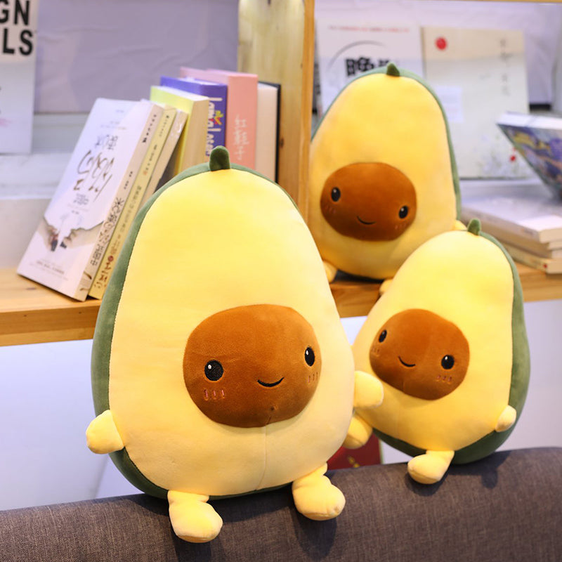 fluffy avocado plush