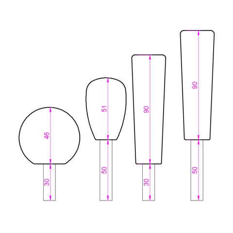 Heusinkveld Sequential Shifter knobs