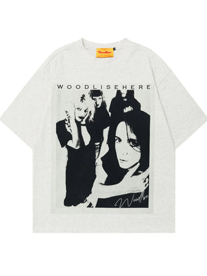 Woodlise "HERE" Men's Vintage Graphic T-Shirt - Style To Fit