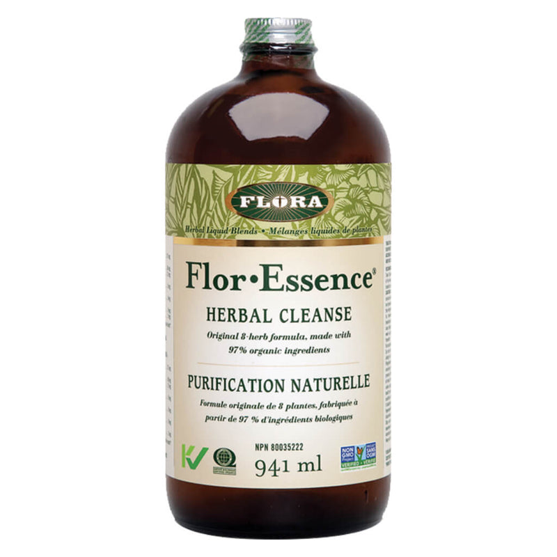 Bottle of Flor-Essence Herbal Cleanse 941 Milliliters