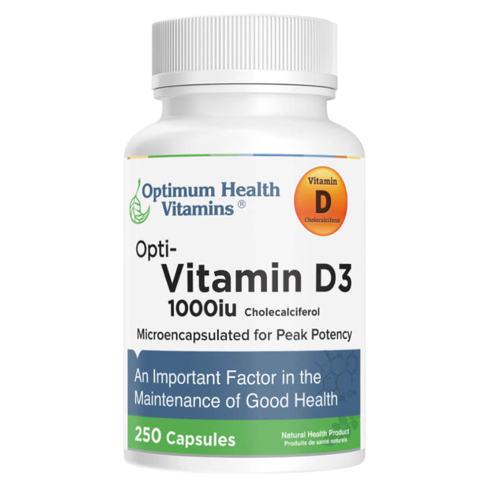 Opti Vitamin D3 1000 Iu Optimum Health Vitamins Canada
