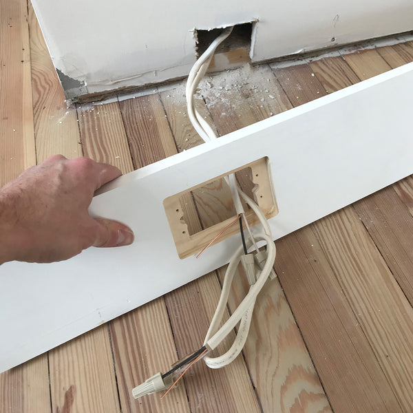 Modern Farmhouse Remodel Flush Baseboard Outlets Flushtek