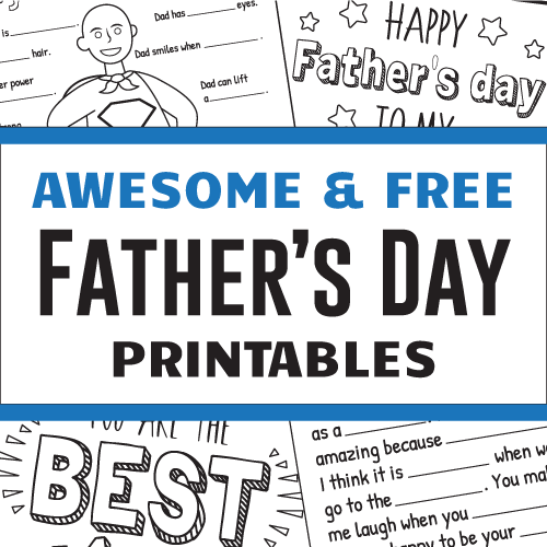 Father's Day - Free Printables - Colour in Gift Ideas – Labels4School