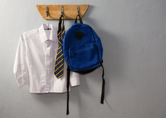 School uniform hung up