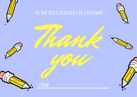 Favourite Teacher - Thank You