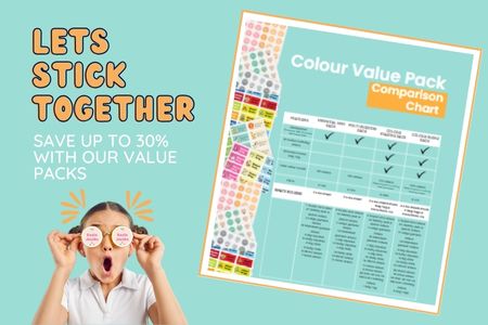 Colour Value Pack Comparison Chart