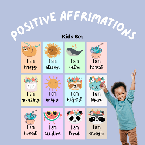 Positive Affirmation Cards Kids L4S