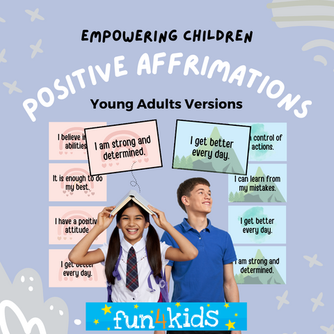 Positive Affirmation Cards Young Adults