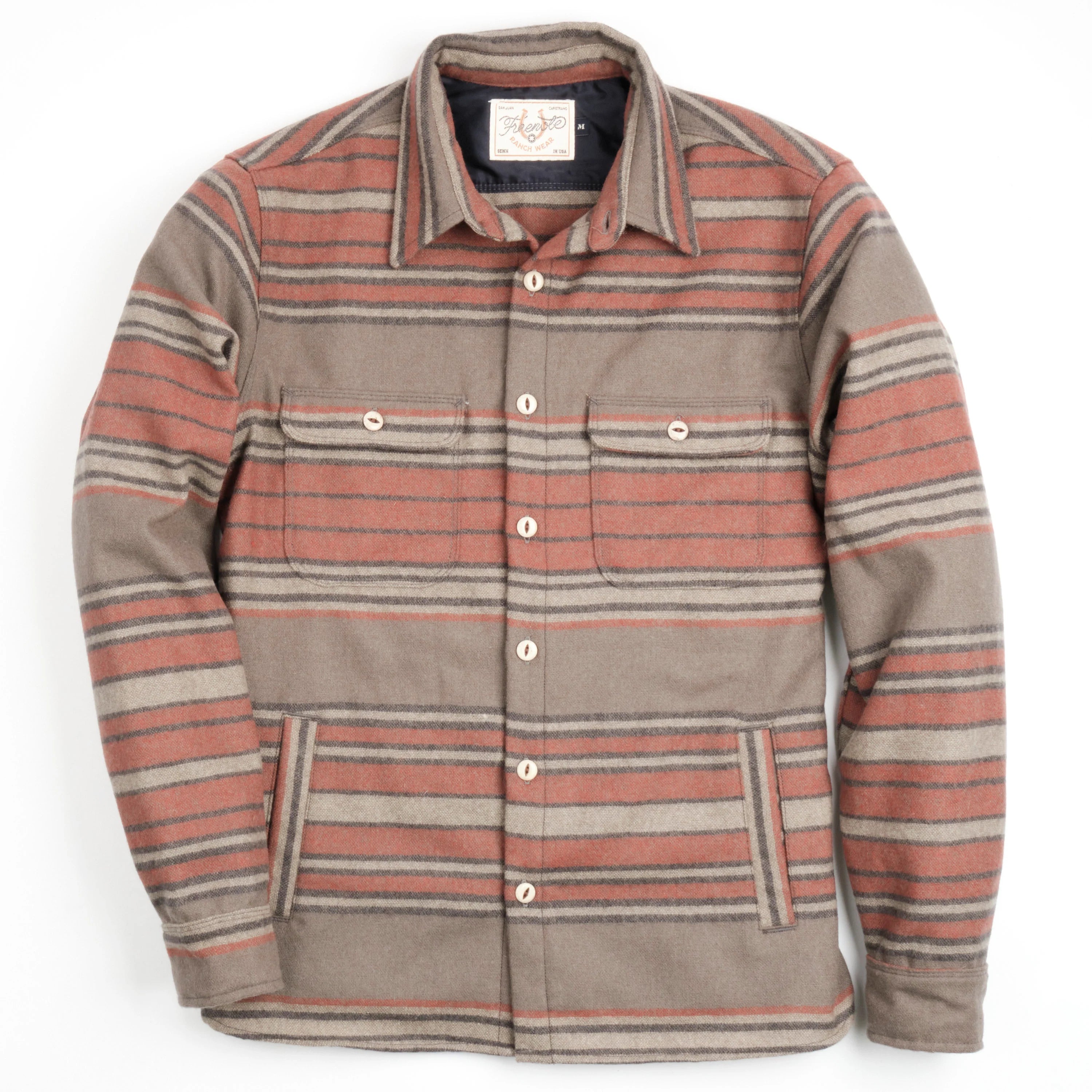Freenote Cloth Alta in Cedar Stripe