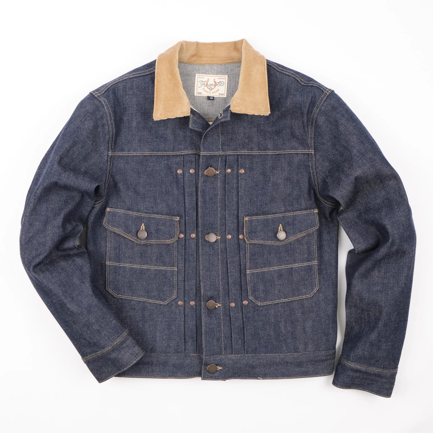 Freenote Cloth RJ-3 in 13 Ounce Indigo Denim & Corduroy