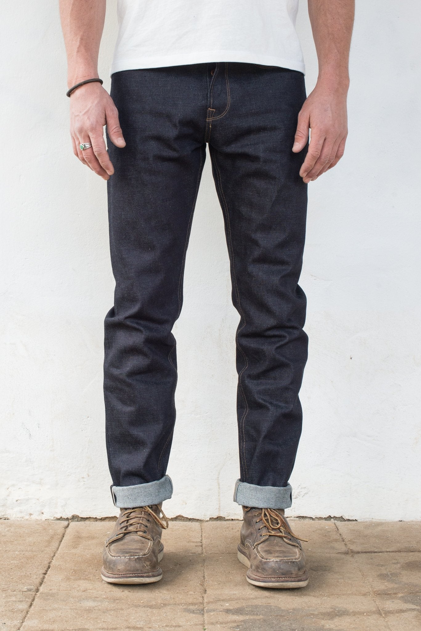 Freenote Cloth Avila Slim Taper in 14.5 Ounce Kaihara Indigo Denim