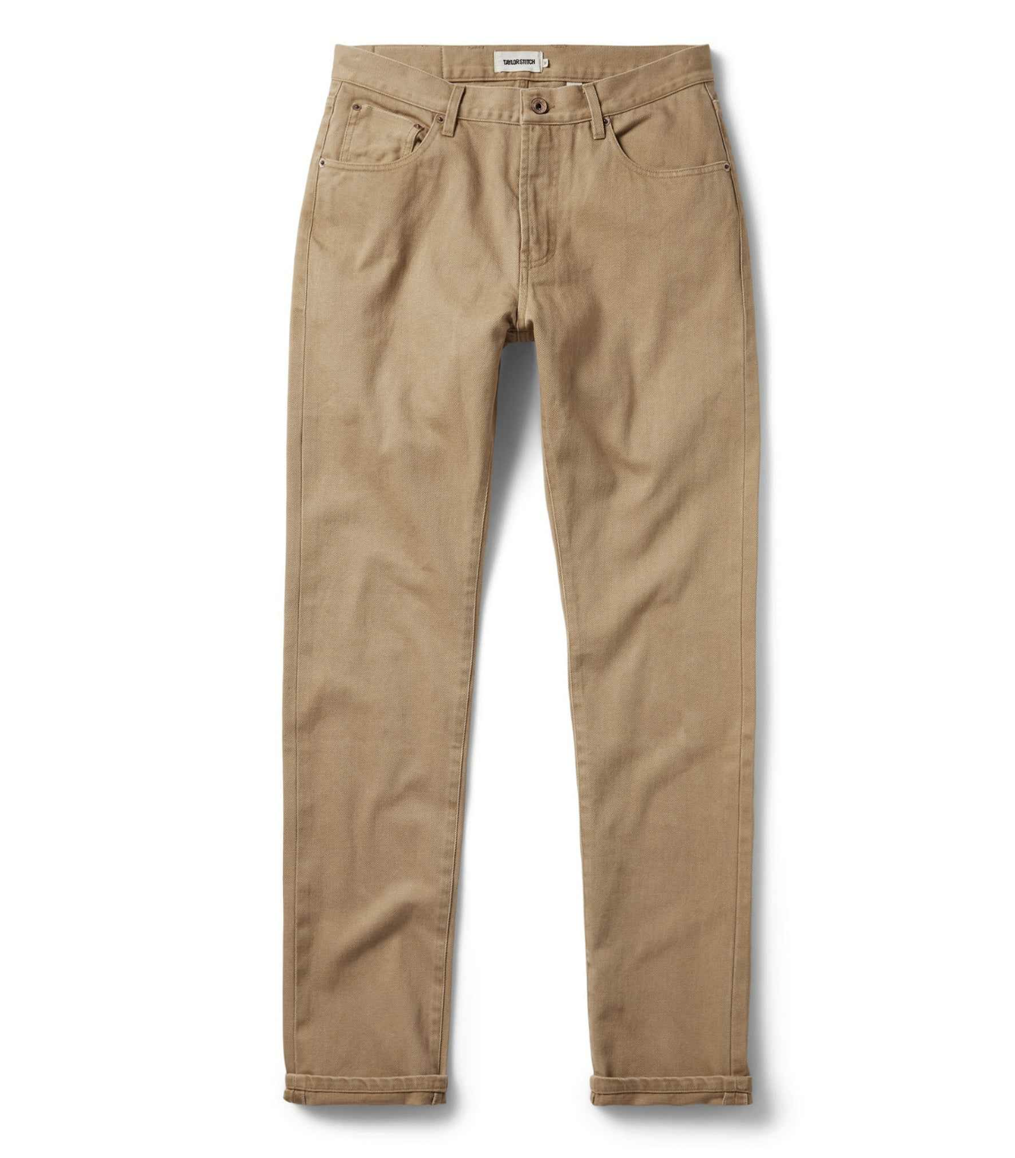 Taylor Stitch Slim All Day Pant in Washed Tobacco Selvage - Earl's ...