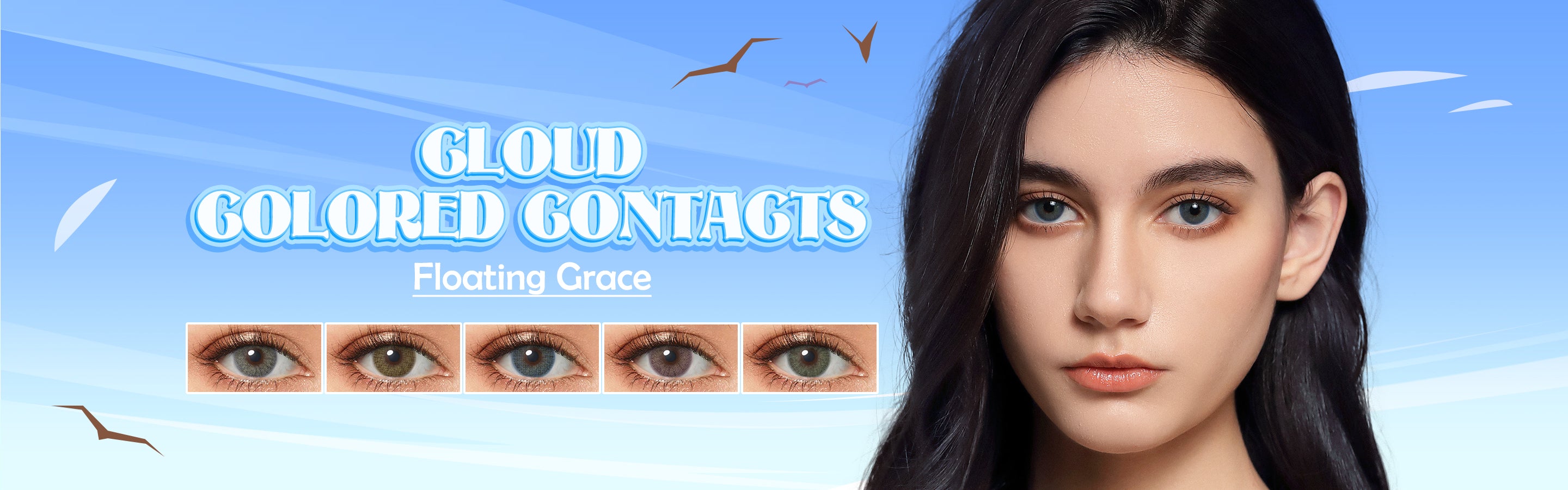 Cloud Colored Contacts