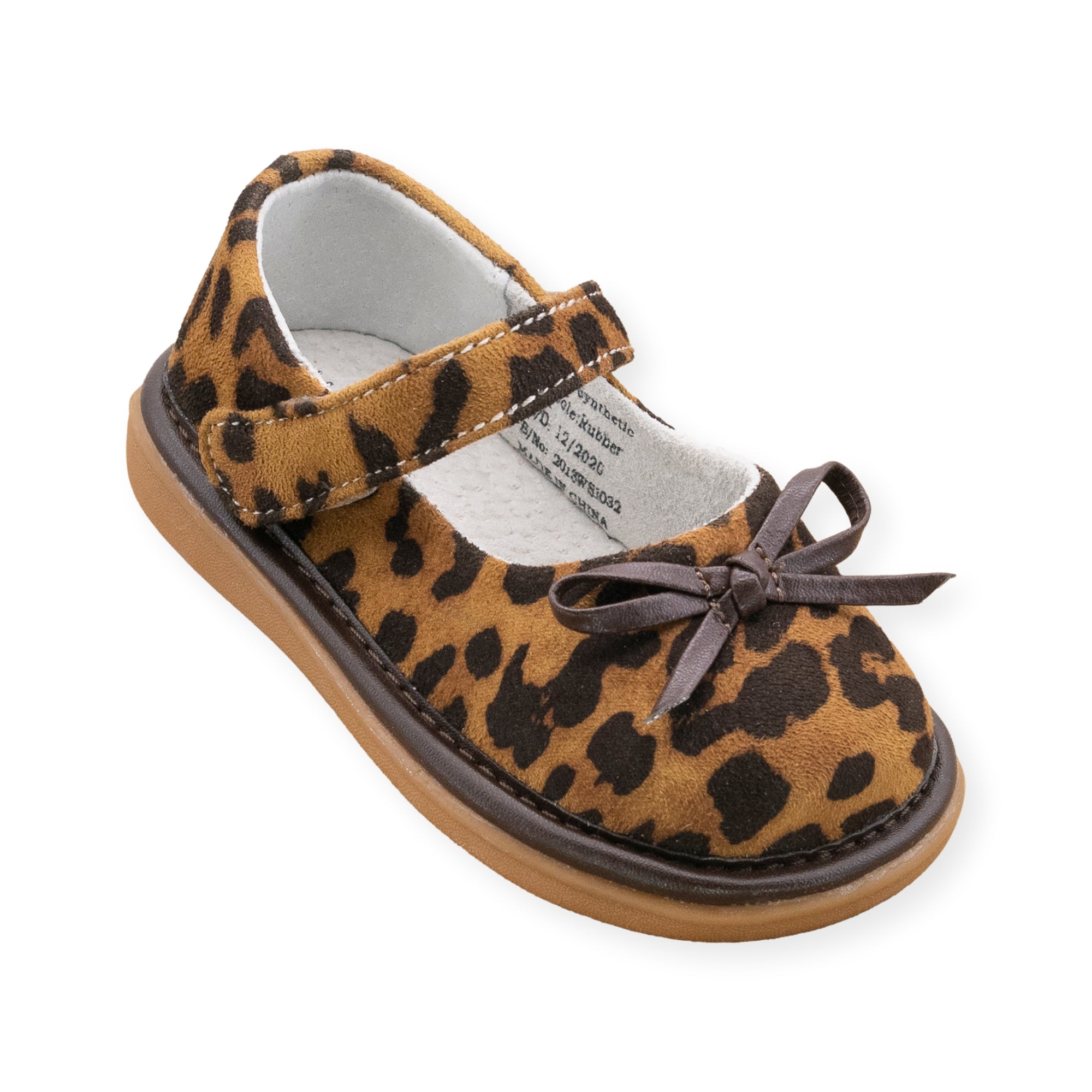CoCo Leopard Squeaky Shoe by Wee Squeak