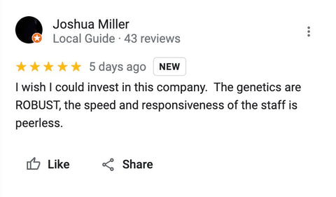 AGSeedCo.com Google Review