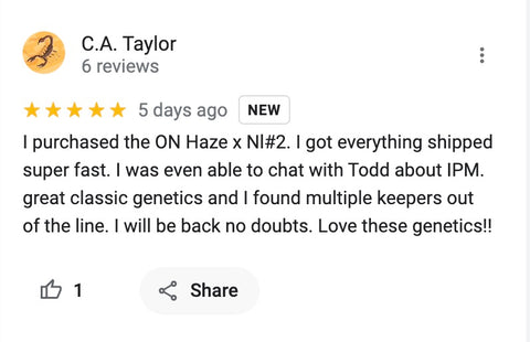 AGSeedCo.com Google Review