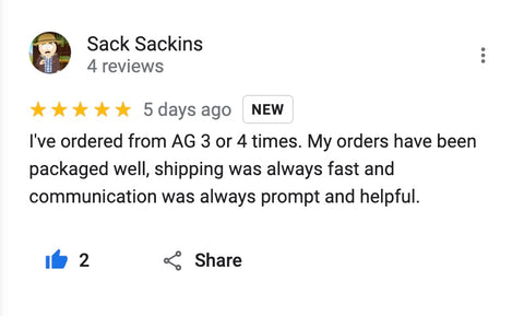 AGSeedCo.com Google Review