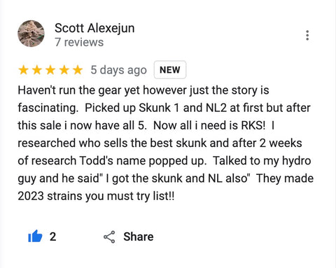 AGSeedCo.com Google Review