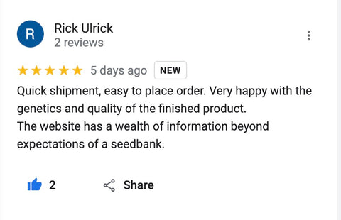 AGSeedCo.com Google Review