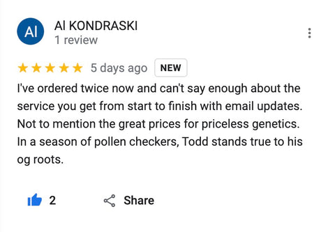 AGSeedCo.com Google Review