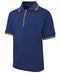 Contrast Polo Shirt Kids Fit - Royal / Gold