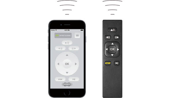 Smartphone controlled and Remote control