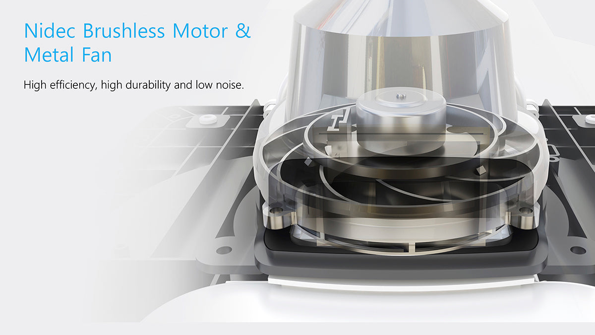 Nidec Brushless Motor & Metal Fan