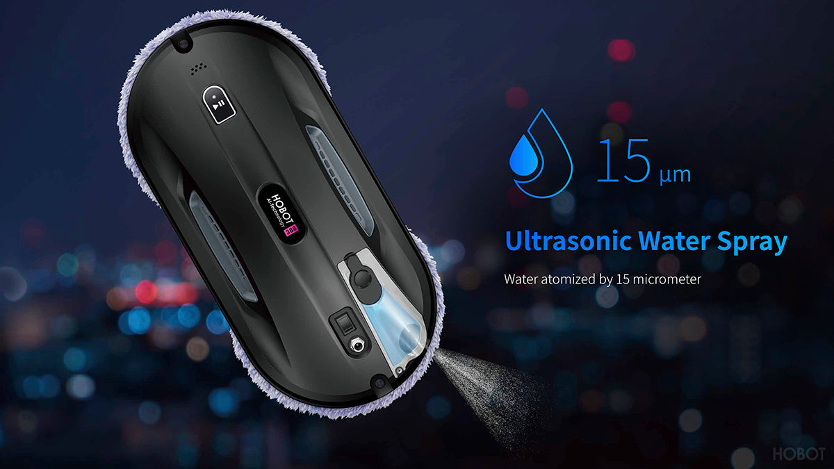 Ultrasonic water spray