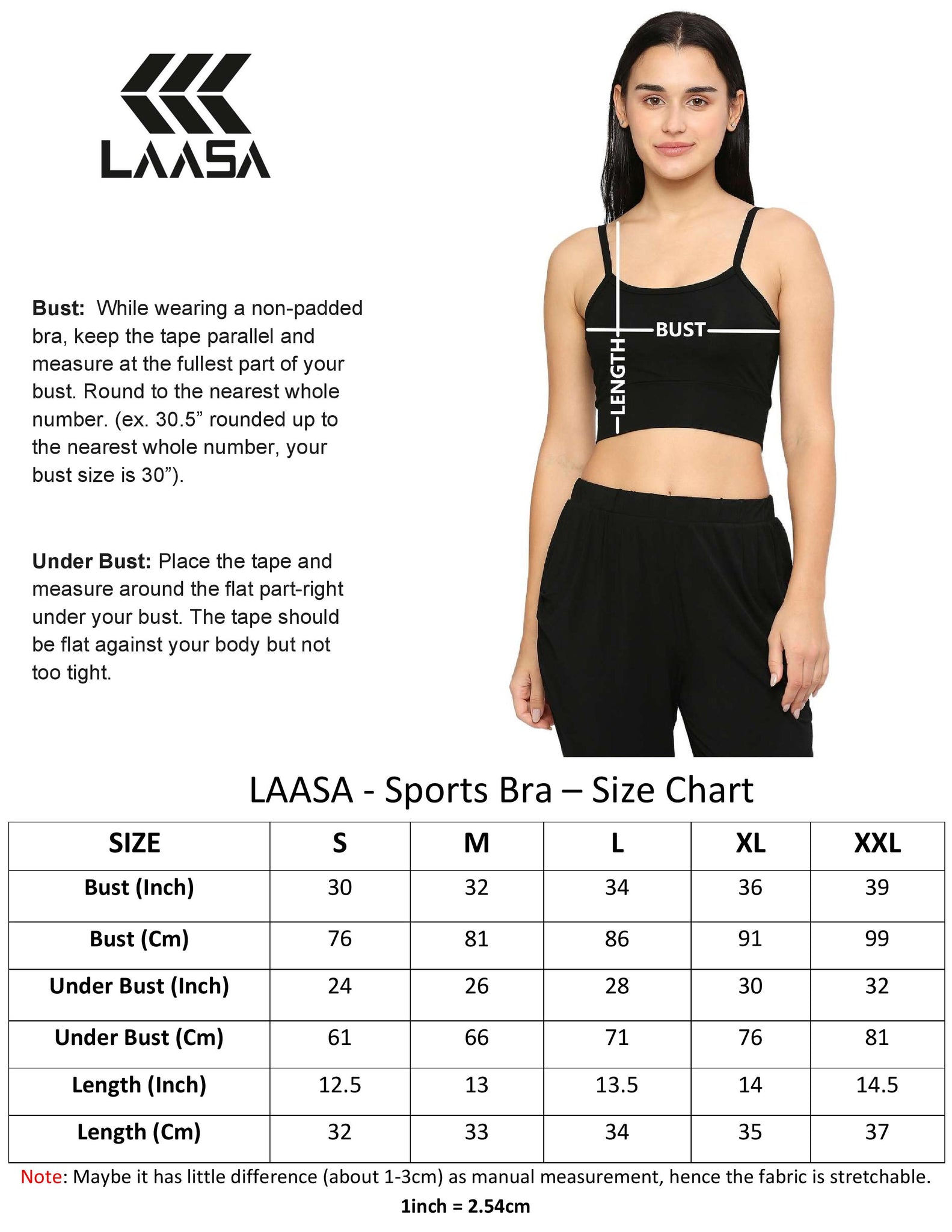 longline yoga bra for women