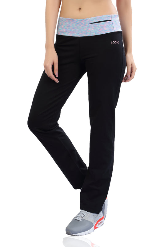 WOMEN SOLID TRACK PANT WITH POCKETS