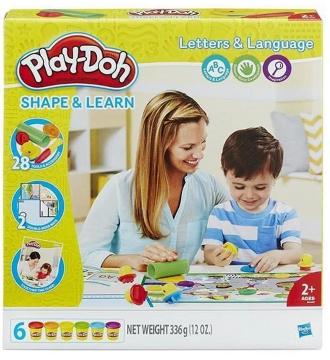 play doh shape & learn