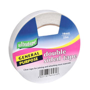 Ultratape General Purpose Double Sided Sticky Tape 19mm x 33m