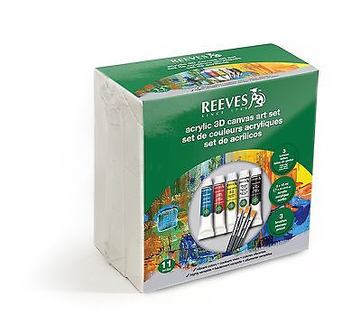 Reeves Acrylic Canvas Set Includes canvas & Reeves Acrylic Paints