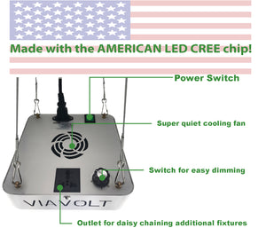 Viavolt 100X LED Grow Light COB, With LED Chip, Full spectrum 6500K / (Case – Viagrow | Premium Plant Products