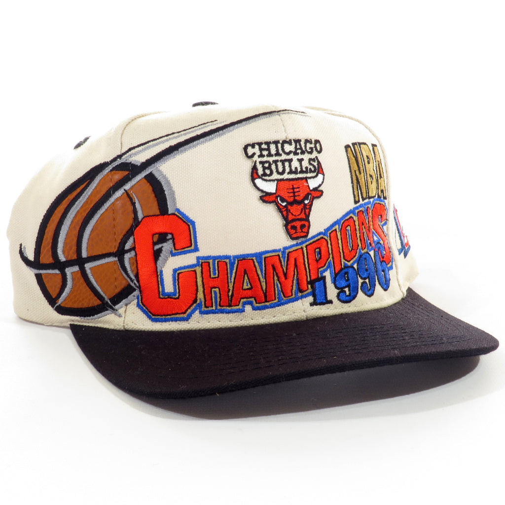 Vintage 1996 Chicago Bulls NBA Champions Snapback Hat ...