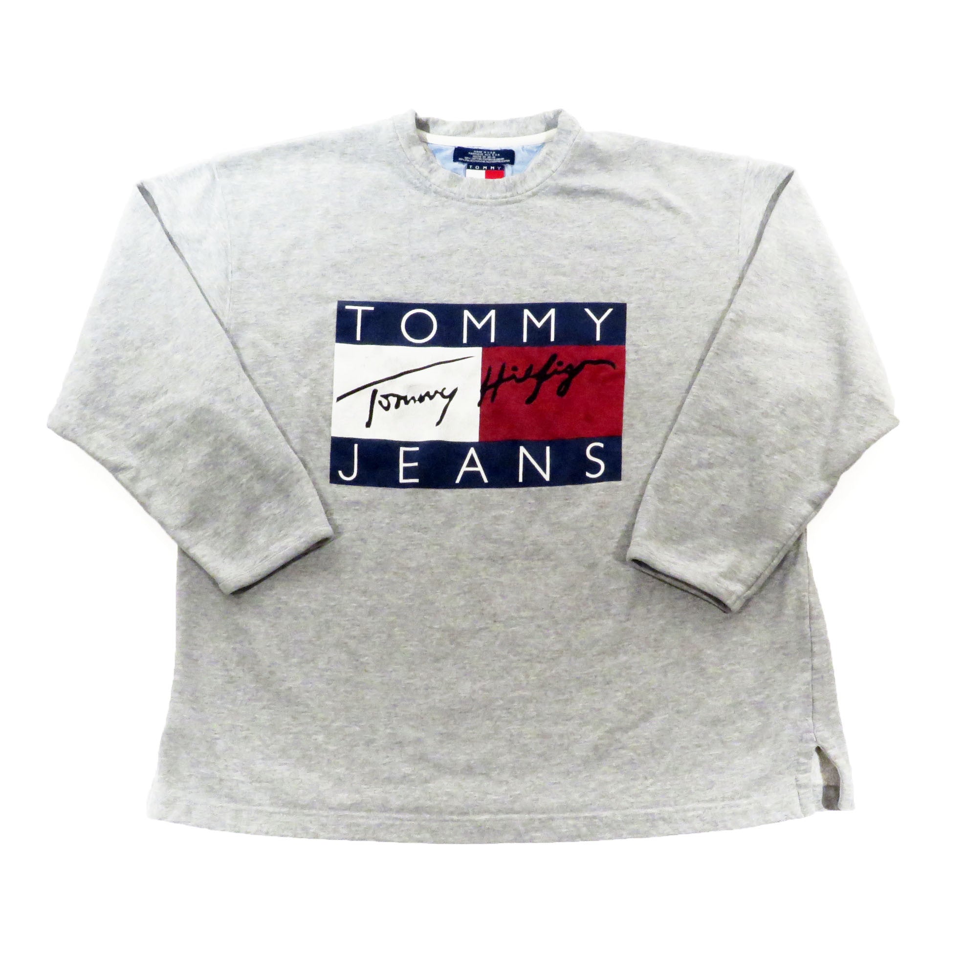 Tommy Hilfiger Crewneck Sweatshirt Sz M – Snap Goes My Cap