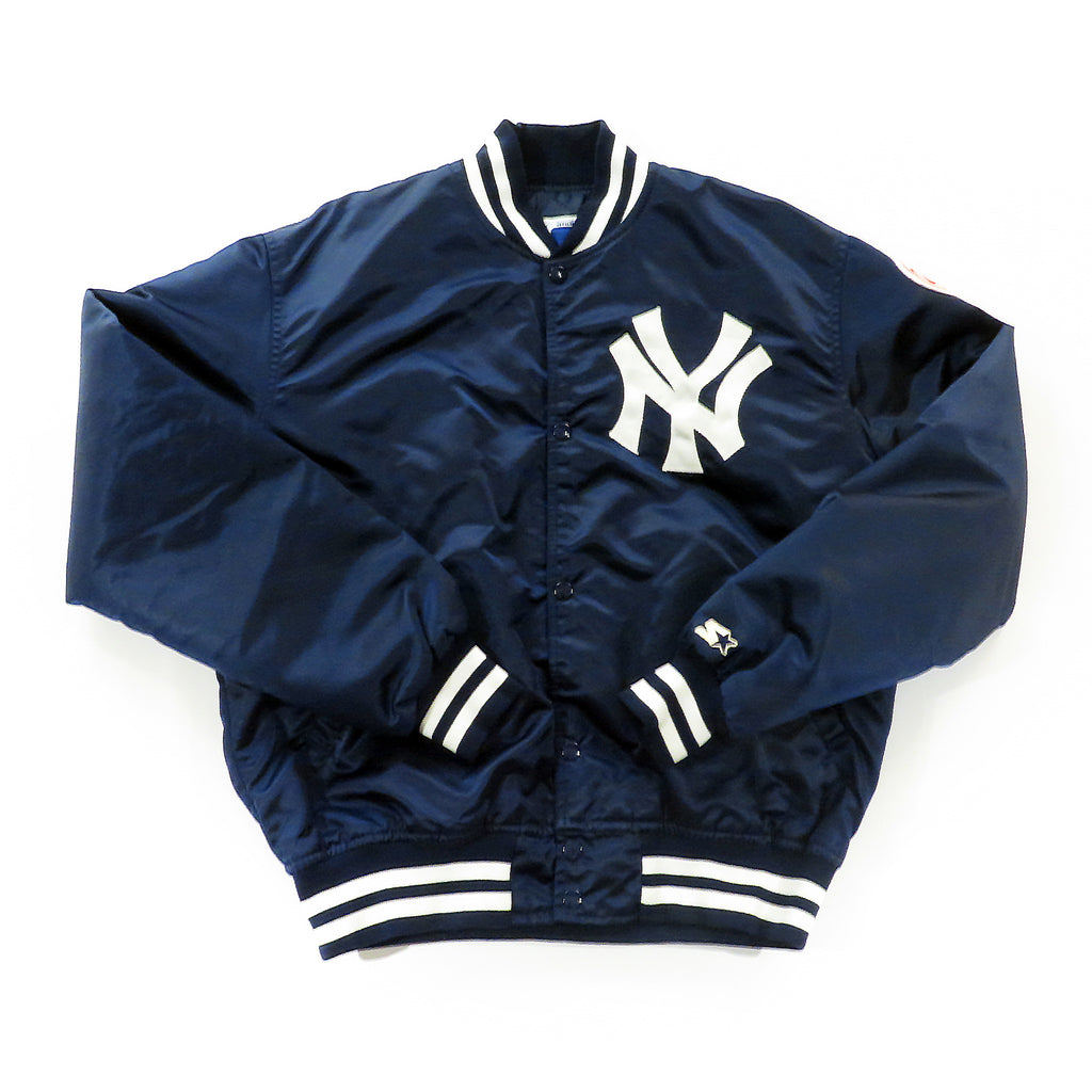 Vintage Starter New York Yankees Jacket Sz L - SGMC - SNAP ...