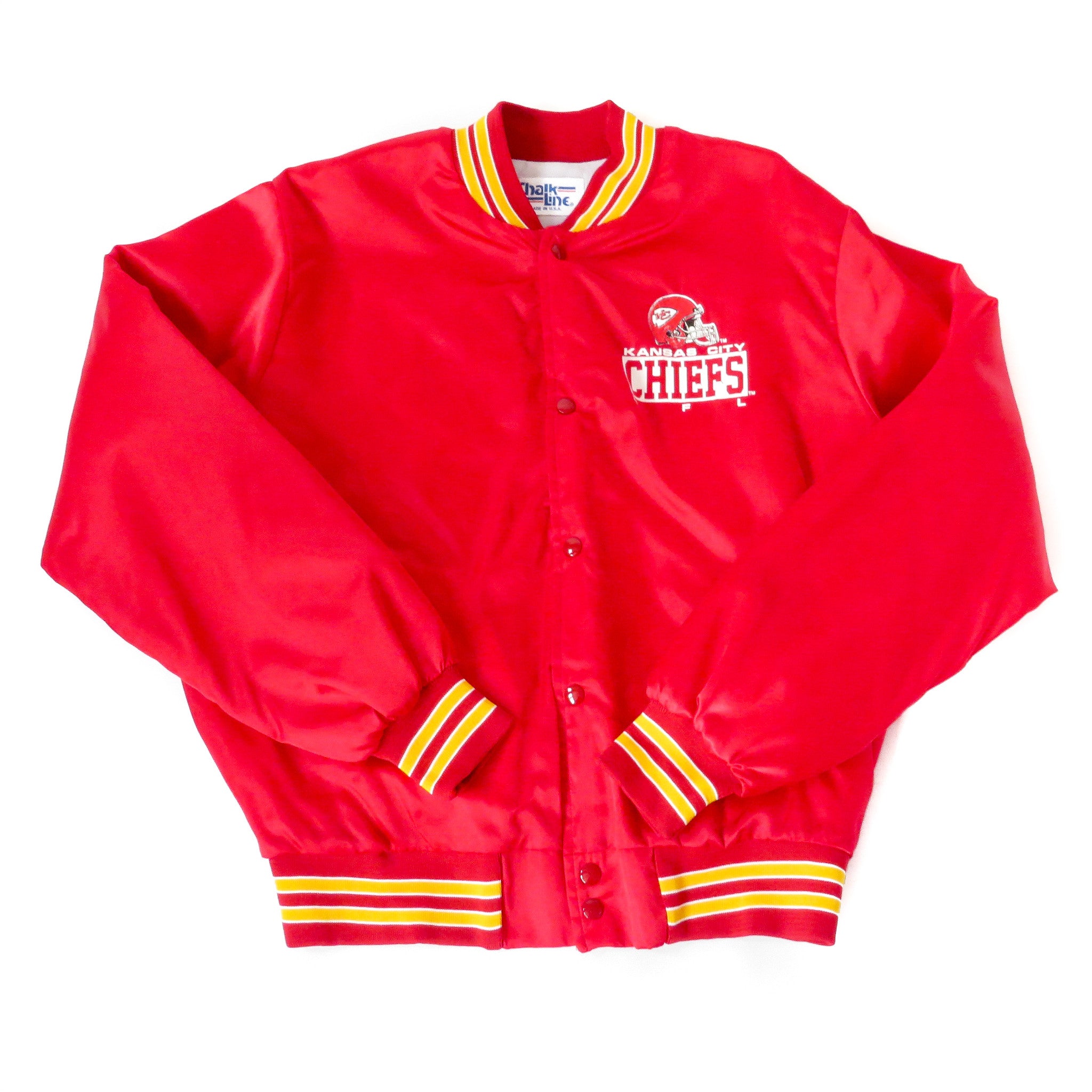 Vintage Kansas City Chiefs Chalk Line Jacket Sz L – Snap Goes My Cap