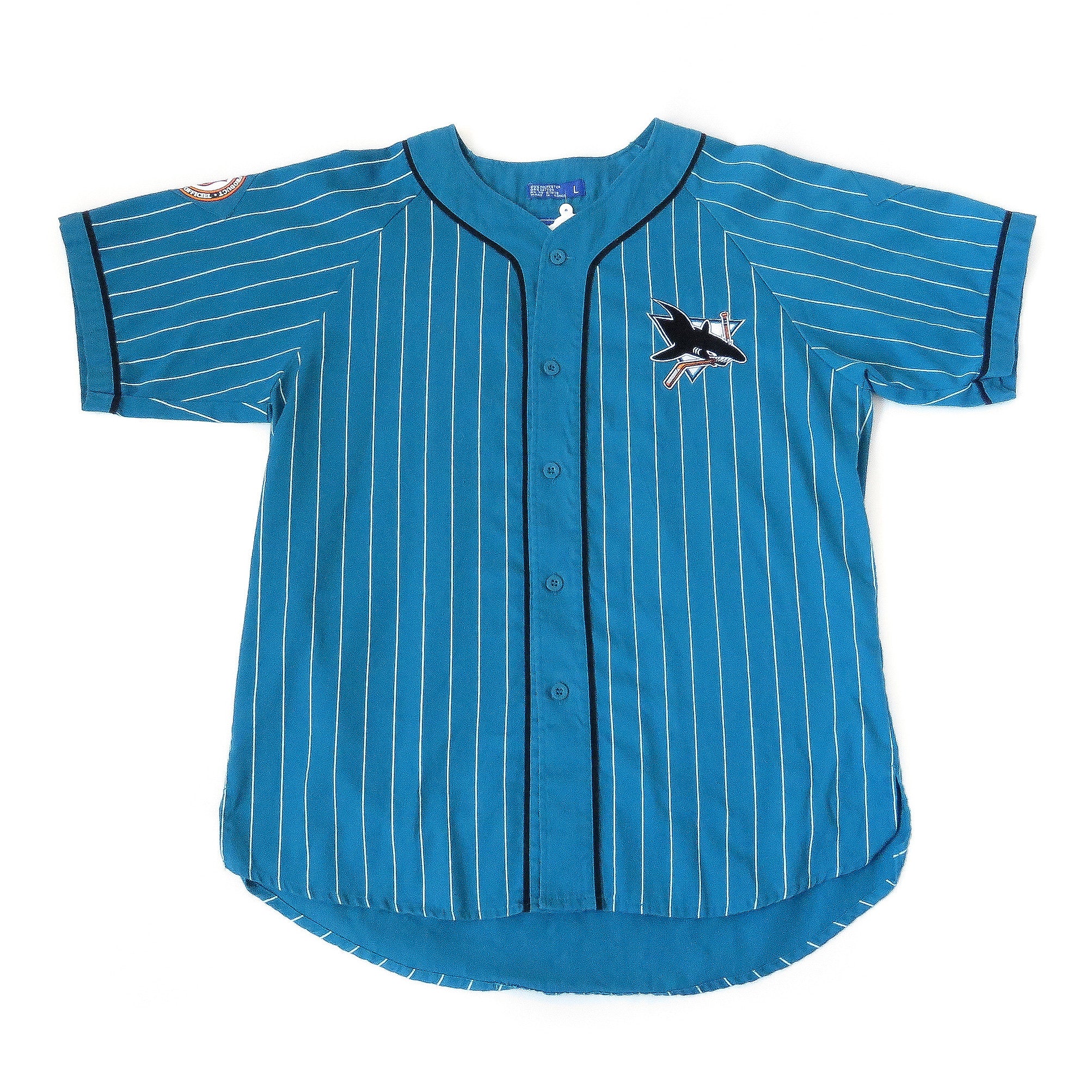 san jose sharks baseball jersey