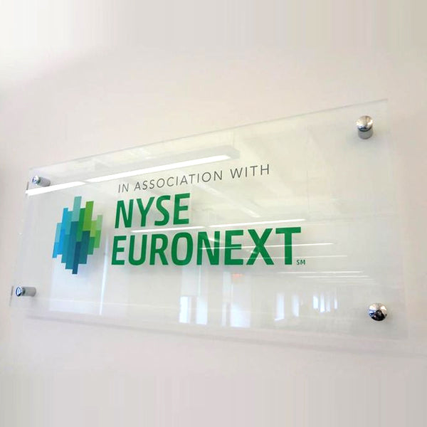 Acrylic office name boards and signage – Narrow ads and signs