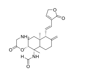 Structure of potential furin inhibitors from in-house natural product