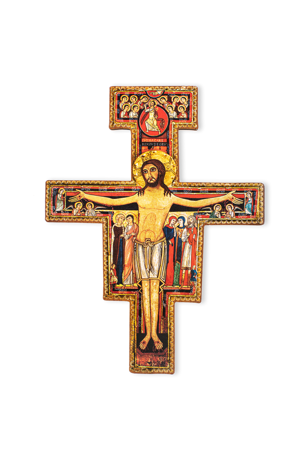 Pectoral Cross - St. Damian Crucifix - Large 3.5