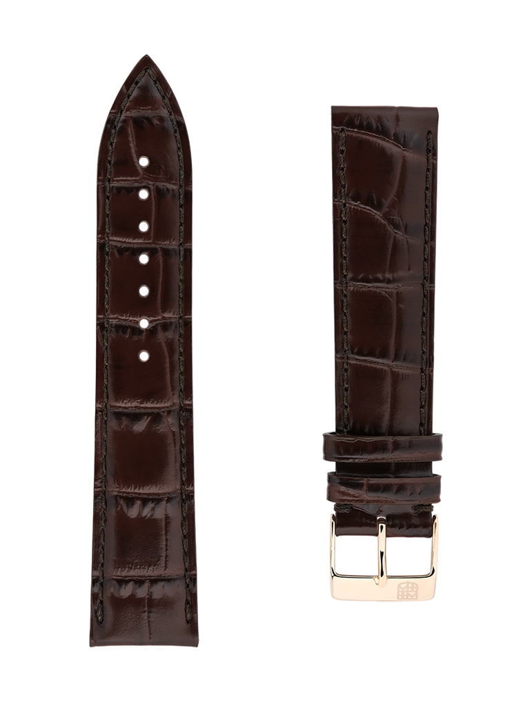 Dark brown Calf Leather Strap | Watch Accessories | Frederique Constant