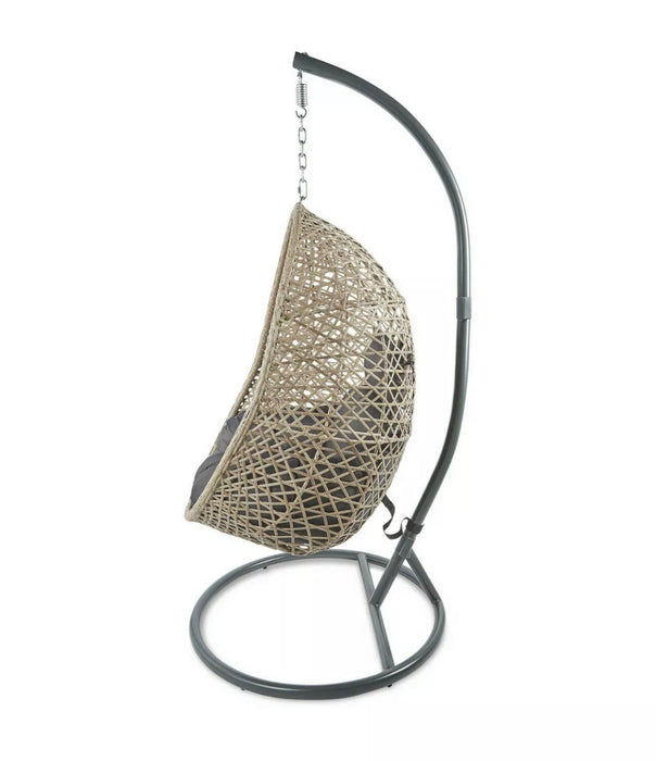 gardenline diamond weave egg chair