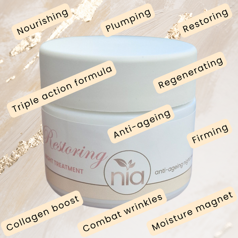 Anti-wrinkle Restoring Night Treatment to regenerate ageing skin