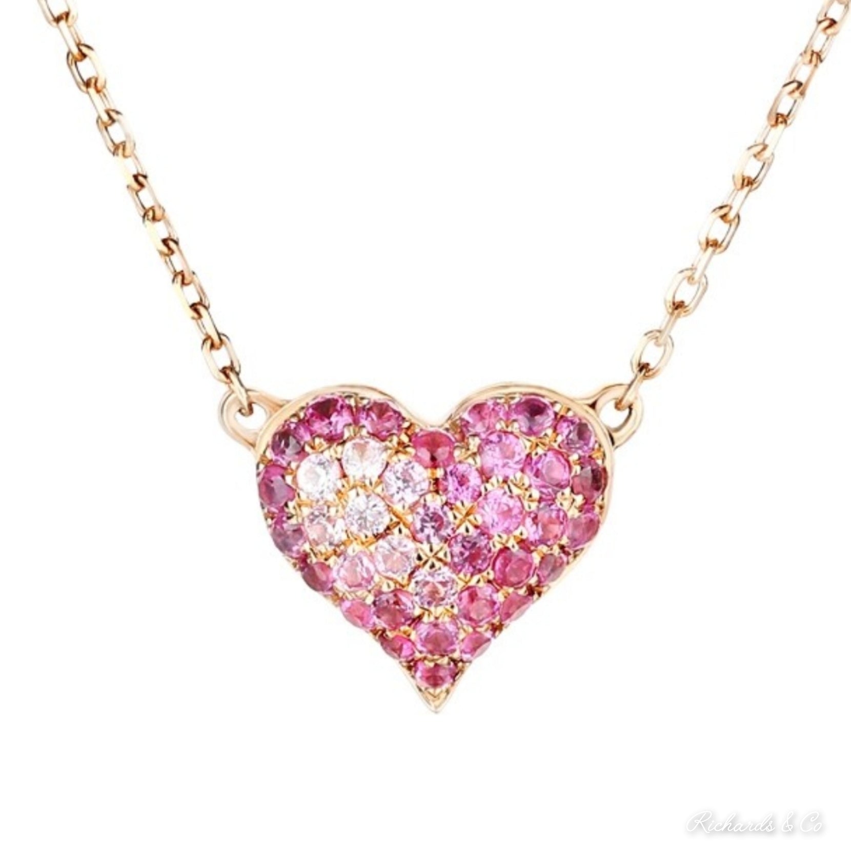 Fancy Pink Diamond Necklace - Richards & Co Jewellery