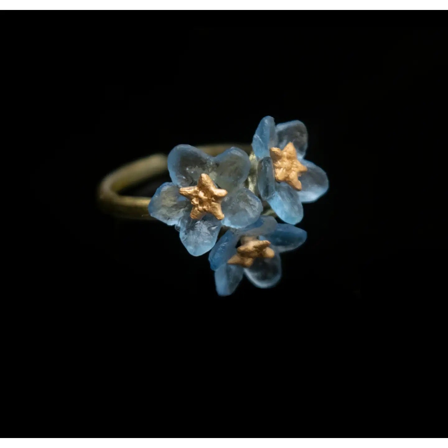 Michael Michaud | Forget Me Not 3-Flower Adjustable Ring