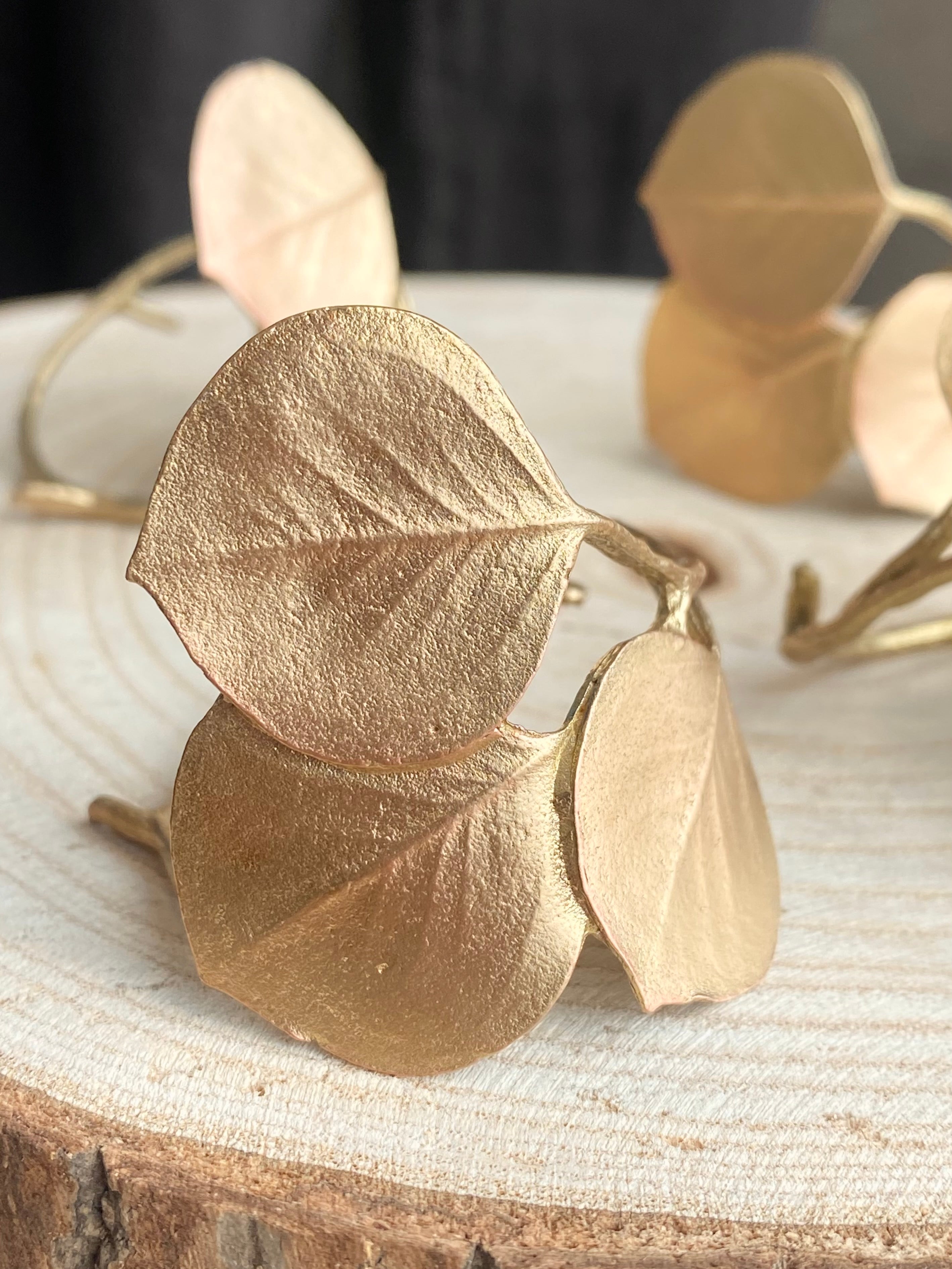 Michael Michaud Round Leaf Eucalyptus Napkin Rings (Set of 4)